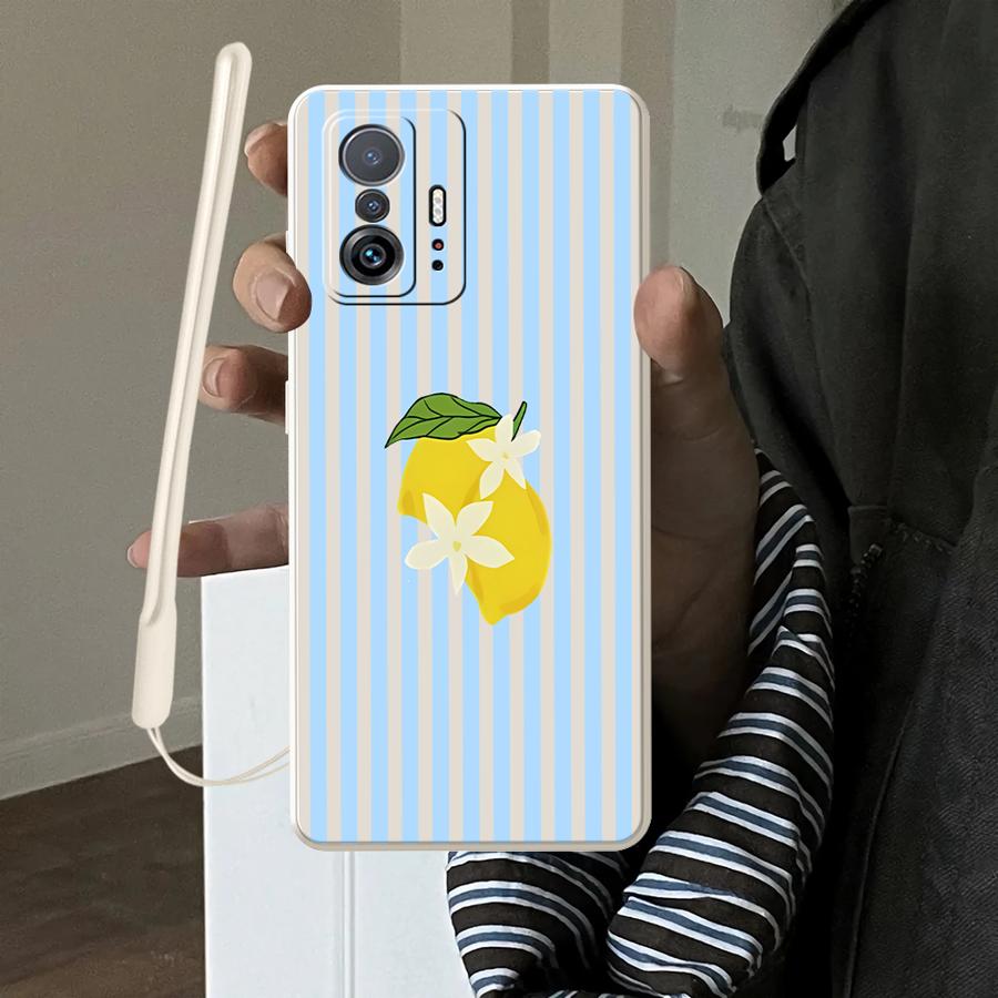 Xiaomi Phone Accessories - Lemon Cool Stripe Pattern Hülle für