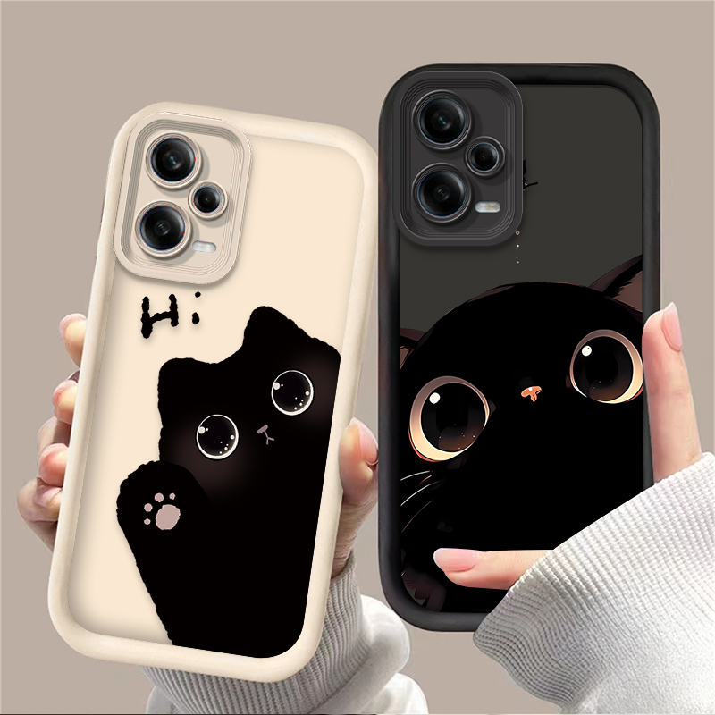 Xiaomi Phone Accessories - Schöne Big Eyed Cat Handyhülle für