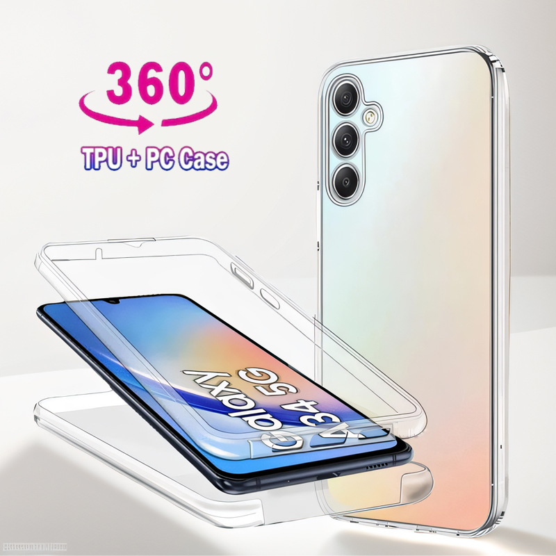 Phone Accessories Online Shop - 360-Vollschutz, stoßfeste Hülle für Samsung S24