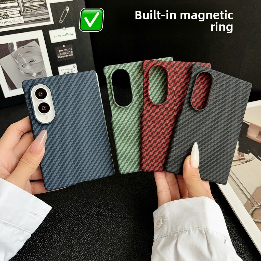 Tempered Glass Screen - Kohlefaser für Magsafe magnetische Handyhülle mit