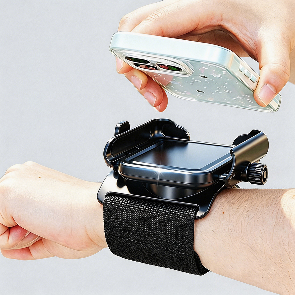 Phone Accessories For Running - Handgelenk-Handyhalter mit Schnellverschluss 360° ° Rotierbares,