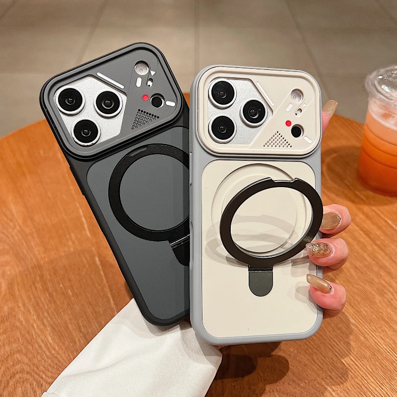 Phone Accessories Popsocket - Luxuriöse Metall-Ringhalterung Magnetische Handyhülle für iPhone