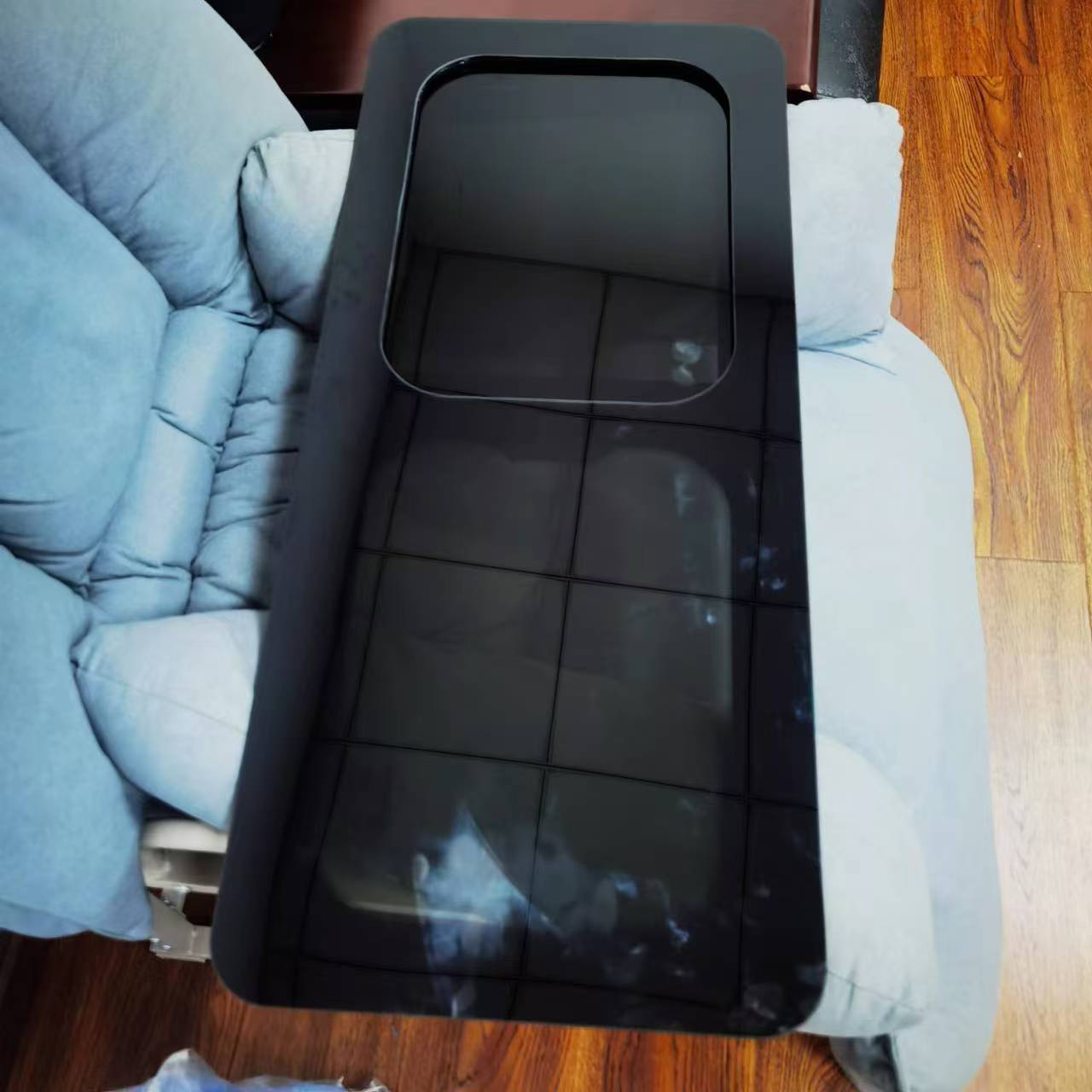 Tempered Glass Screen - Aluminium-Schiebefenster mit gehärtetem Glas für Wohnmobile