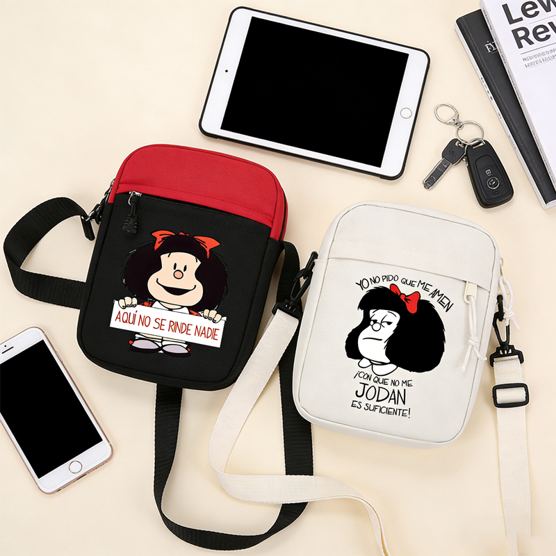 Phone Accessories For Boys - Cartoon Mafalda Umhängetasche für Jungen und