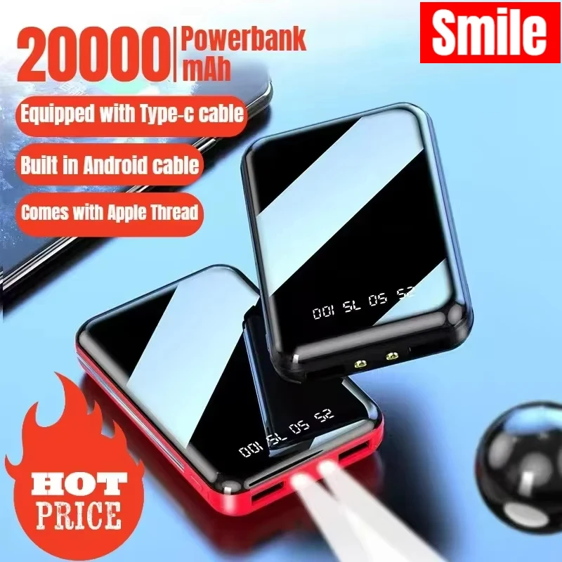 20000 mAh Mini Power Bank Trag – Portable Charger 20000Mah Bewertung und Preis
