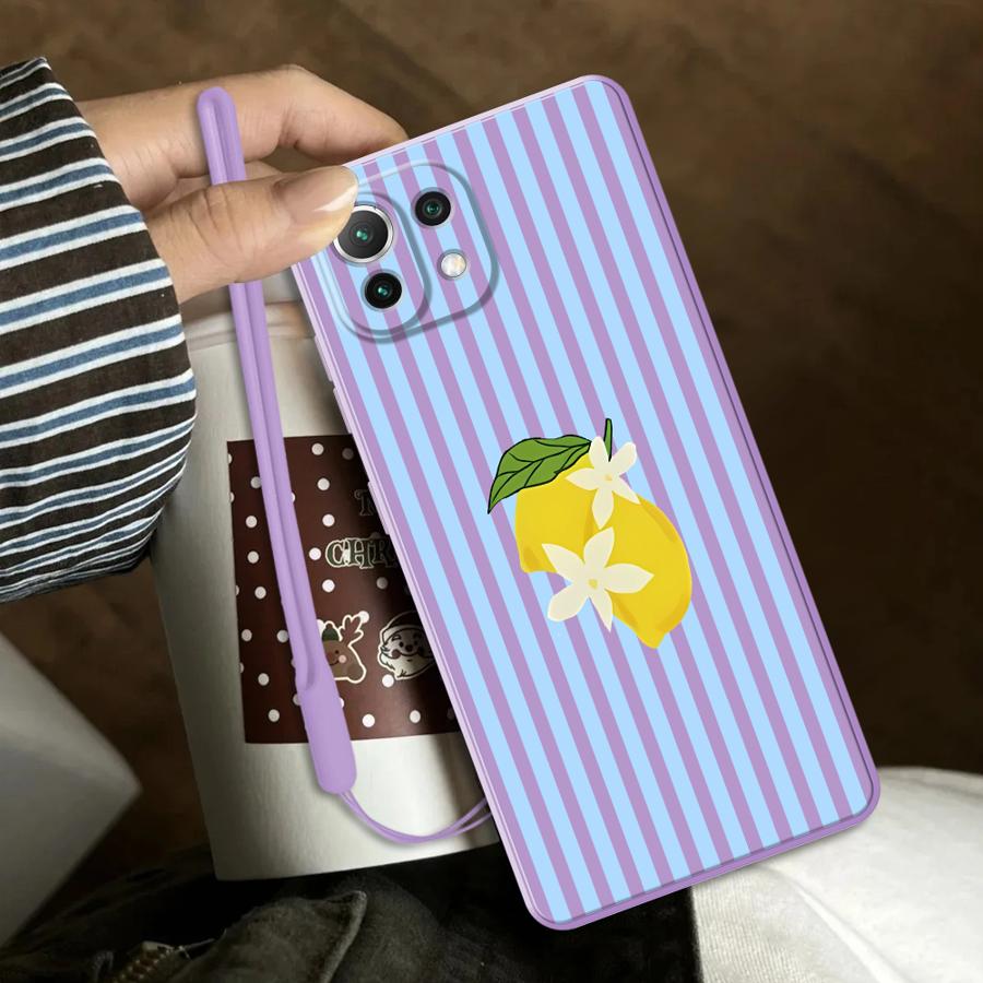 Lemon Cool Stripe Pattern Hüll – Xiaomi Phone Accessories Bewertung und Preis