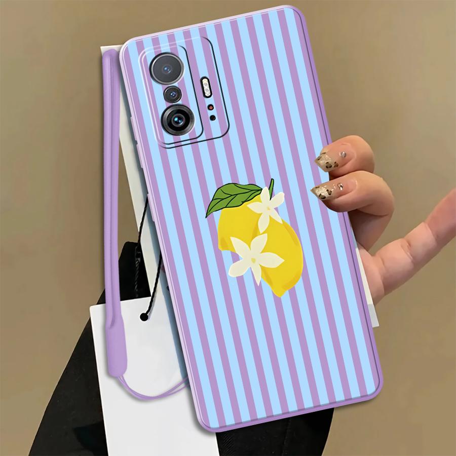 Lemon Cool Stripe Pattern Hüll – Xiaomi Phone Accessories Bewertung und Preis